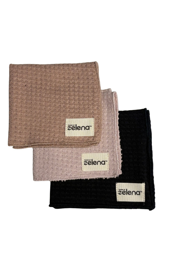 Ultra-Soft Cotton Hankies (Pack of 3) - Multicolor