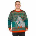 Unicorn Candy Canes and Star Dust Ugly Christmas Sweater 1