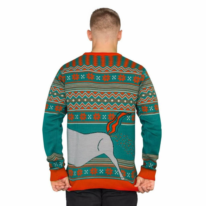 Unicorn Candy Canes and Star Dust Ugly Christmas Sweater 3