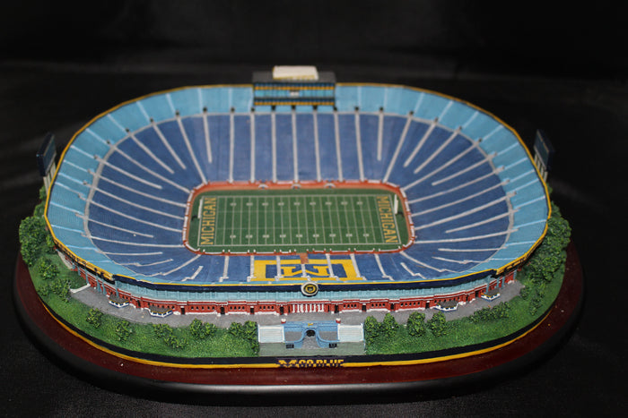 University of Michigan Football Stadium Danbury Mint Replica - Vintage Indy Sports