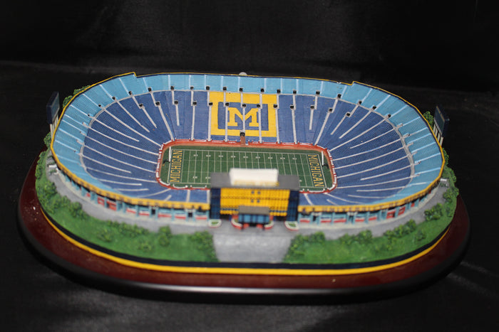 University of Michigan Football Stadium Danbury Mint Replica - Vintage Indy Sports