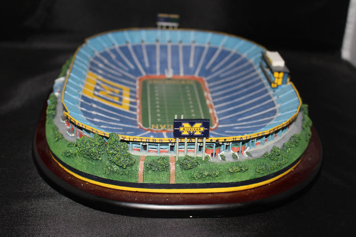 University of Michigan Football Stadium Danbury Mint Replica - Vintage Indy Sports