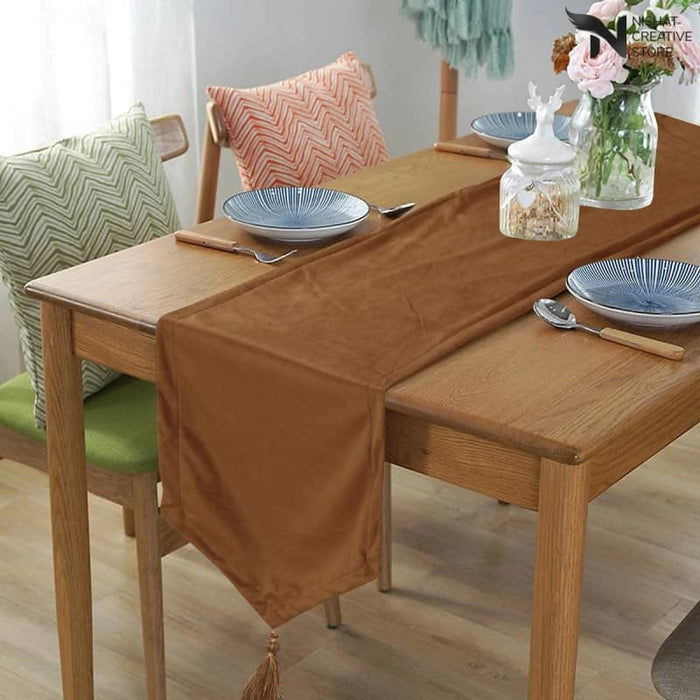 Velvet Table Runner Set NC 120 - Nishat Creative Store