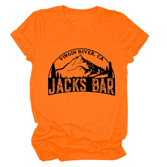 Orange (black letter color picture) / S