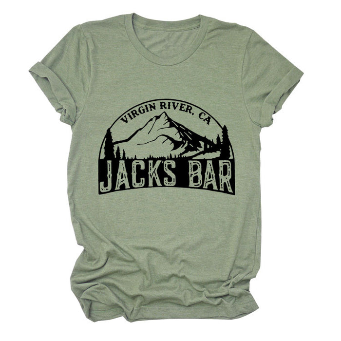 Olive green (black letter color picture) / S