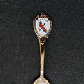 Virginia State Collectible Travel Souvenir Spoon 3.5" (9 cm) Red Cardinal