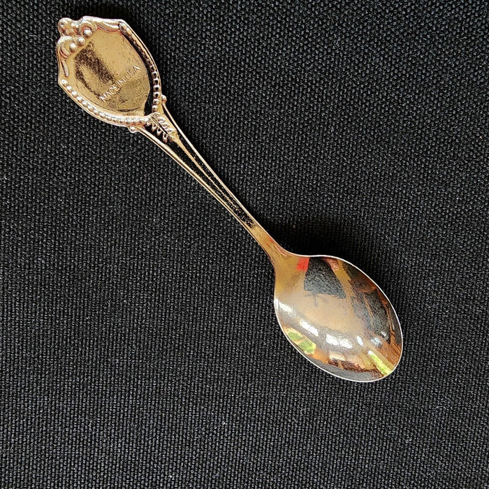 Virginia State Collectible Travel Souvenir Spoon 3.5" (9 cm) Red Cardinal