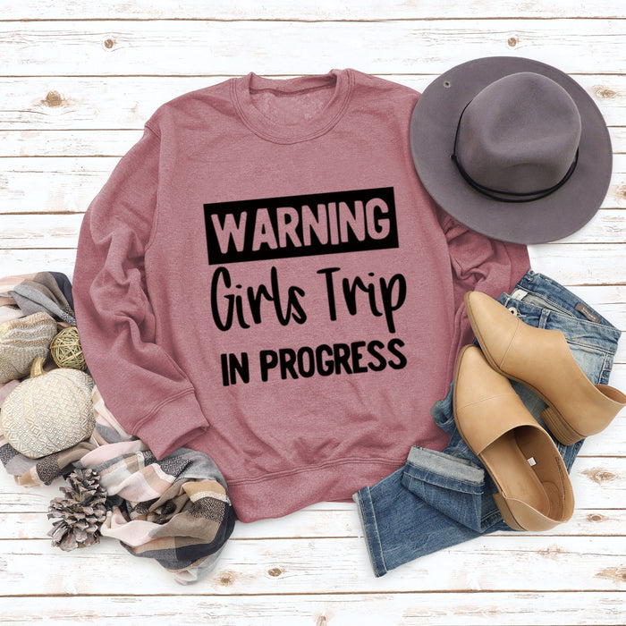 Rose gold sweater (black font) / S