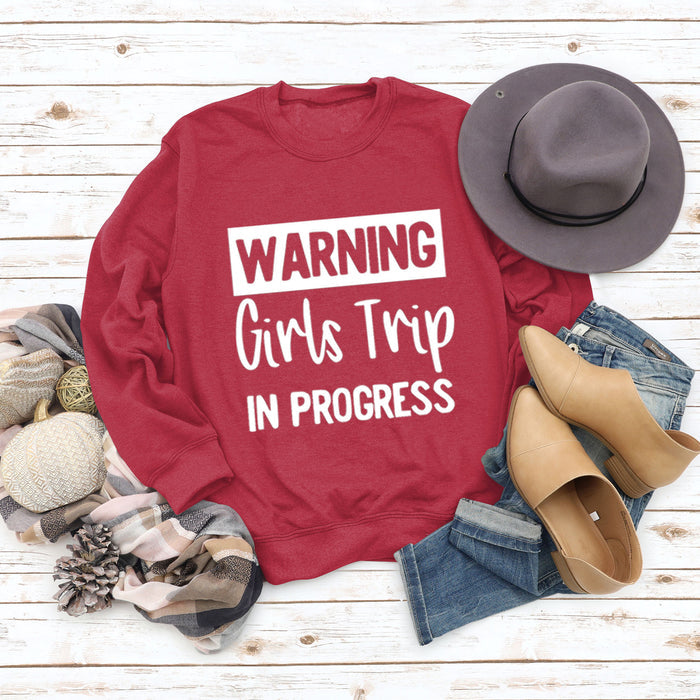 Red sweater (white font) / S
