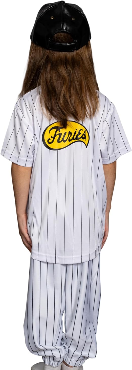 Warriors Baseball Team Pinstriped Jersey Pants and Hat Kids - TVStoreOnline