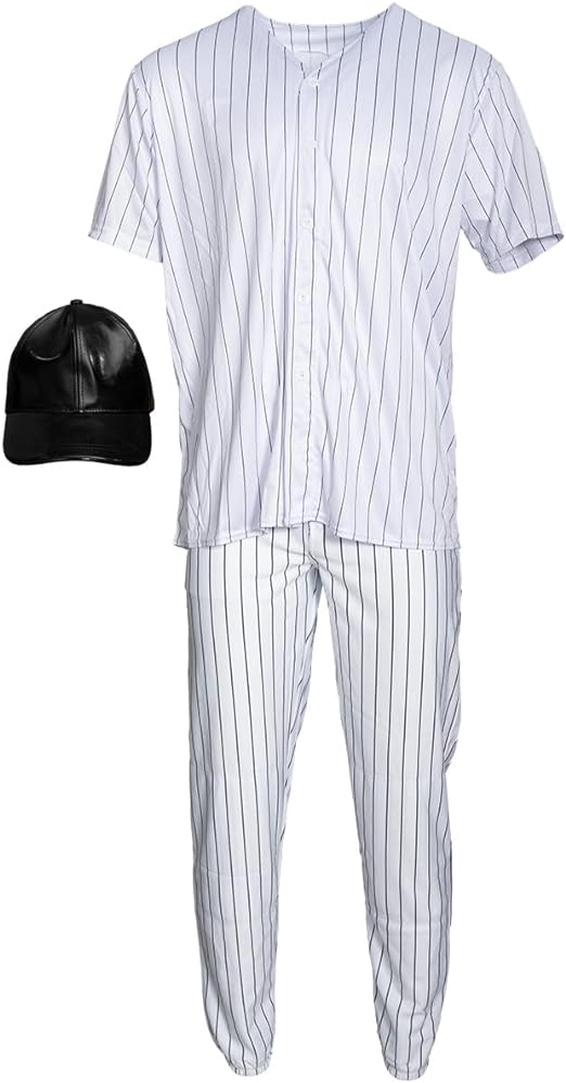 Warriors Jersey Pants and Hat Adult Unisex Halloween Cosplay Complete Set - TVStoreOnline