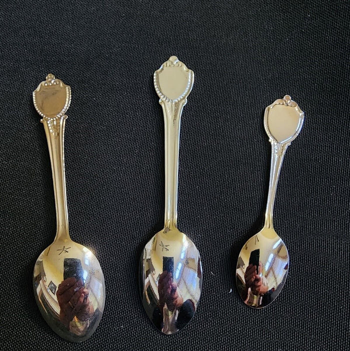 Washington DC Collectible Travel Souvenir Spoon Set of 3 USA Capital Memorabilia