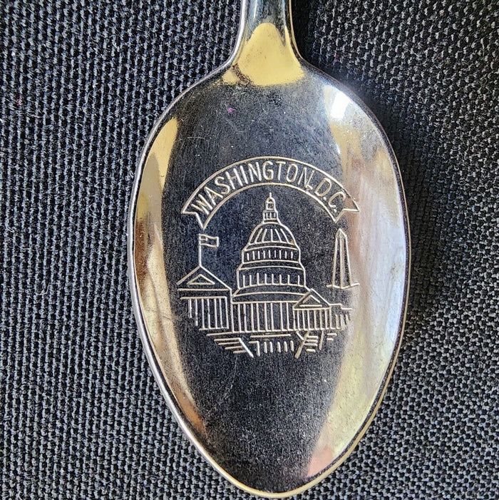 Washington DC Collectible Travel Souvenir Spoon Set of 3 USA Capital Memorabilia