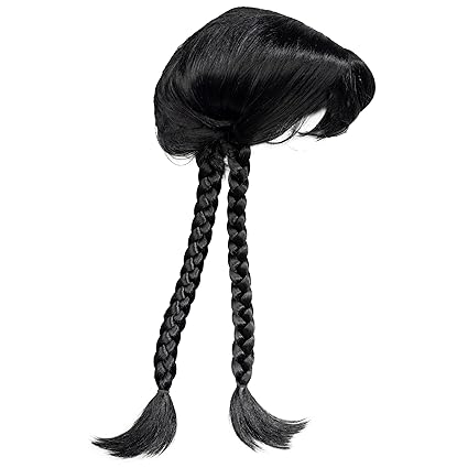 Wednesday Spooky Family Deluxe Halloween Cosplay Costume Wig - TVStoreOnline