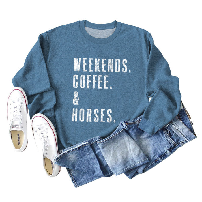 Blue sweater (white color picture) / S
