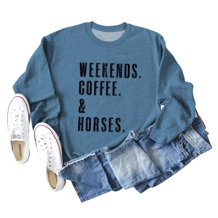 Blue sweater (black color picture) / S