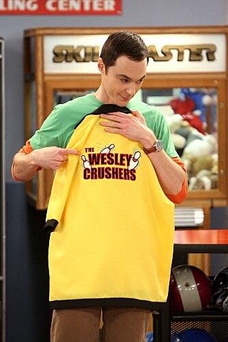 Wesley Crushers Bowling Gold Adult Button Up Costume Shirt-tvso