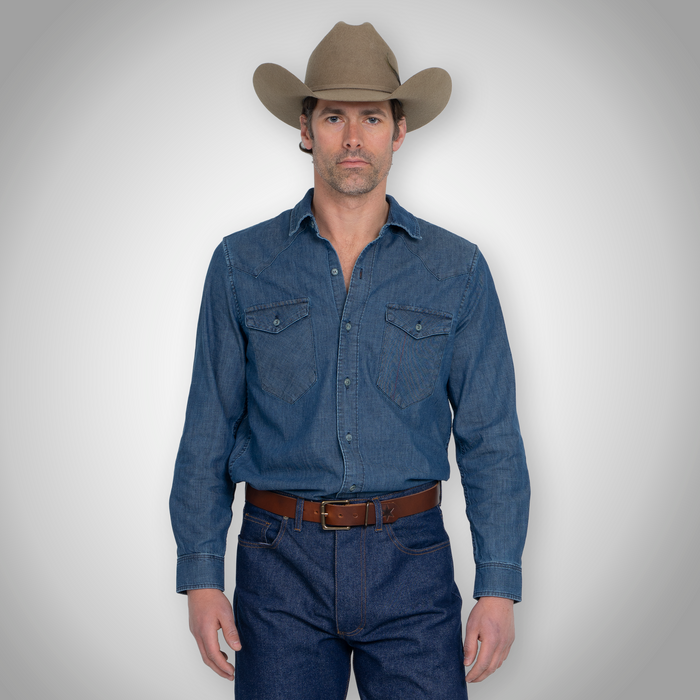 Western Chambray Light Wash