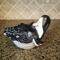 Whale Black Teapot Animal Ceramics Tea Pot Decor Blue Sky by Lynda Corneille