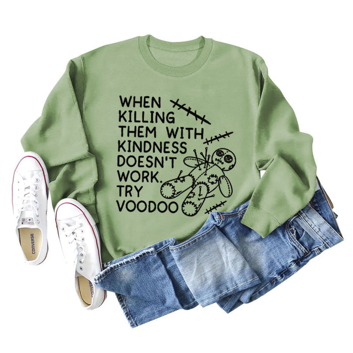 Olive green sweater (black color picture) / S