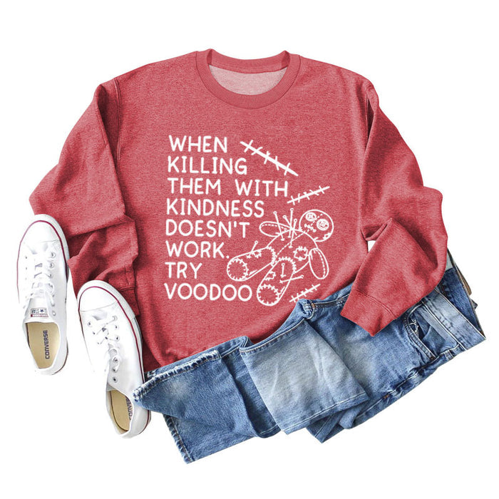Red hoodie (white font color picture) / S