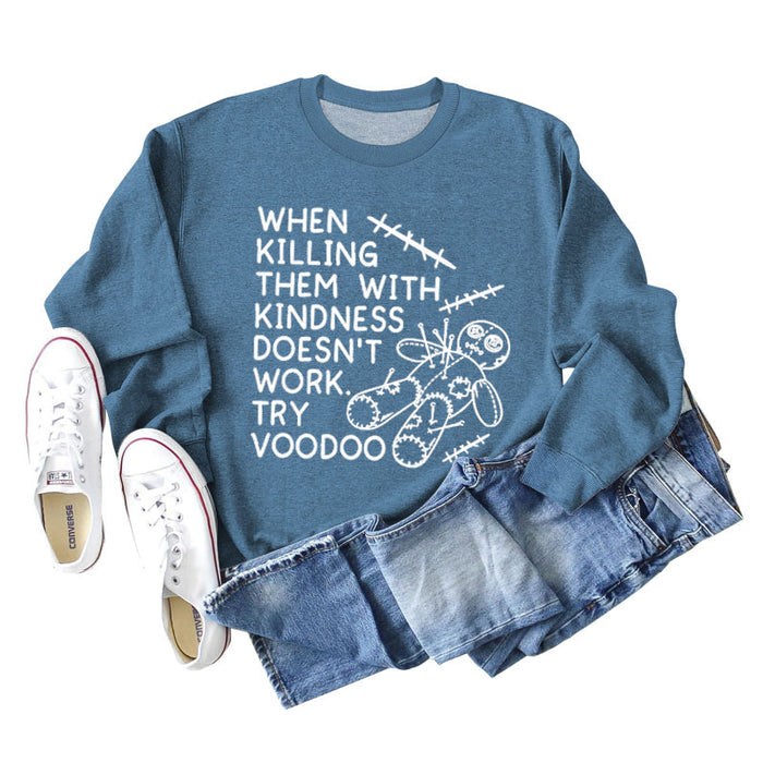 Blue hoodie (white font color picture) / S