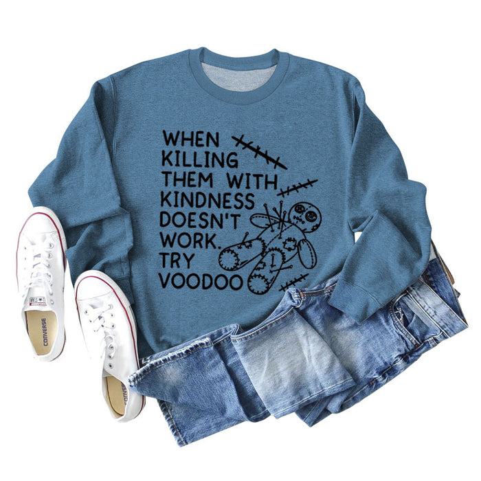Blue sweater (black color map) / S