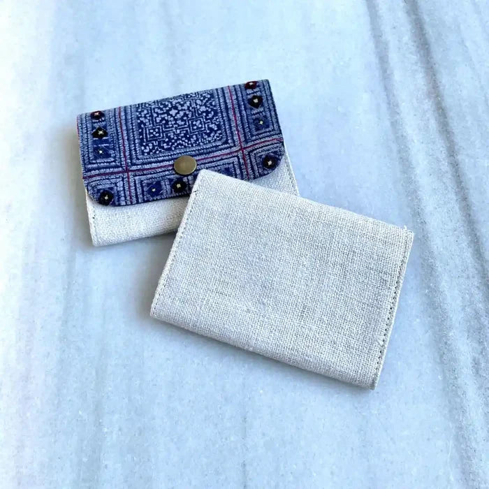 Vindigo H’mong batik cardholder set with front and back display