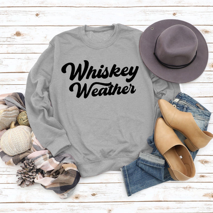 Gray sweater (black font) / S
