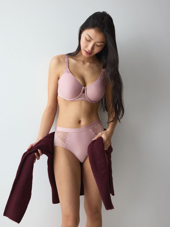 PINK TRIUMPH WILD AZALEA FLORALE MINIMISER BRA