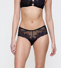 BLACK TRIUMPH WILD GARDENIA FLORALE MAXI BRIEF