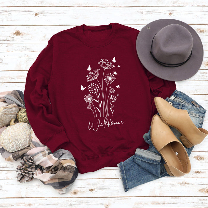 Red wine sweater (white color picture) / S