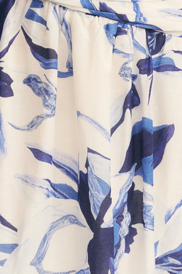 Willa asymmetrical gathered maxi dress - SODA Fashion Haus