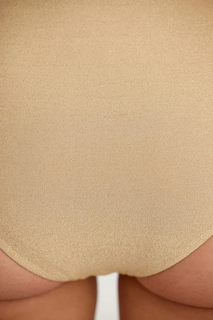 Wilow High Brief - Gold - SODA Fashion Haus