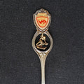 Winter Park Collectible Souvenir Spoon 4.5" (11cm) with Down Hill Skier Dangler