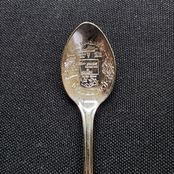 Winter Park Collectible Souvenir Spoon 4.5" (11cm) with Down Hill Skier Dangler