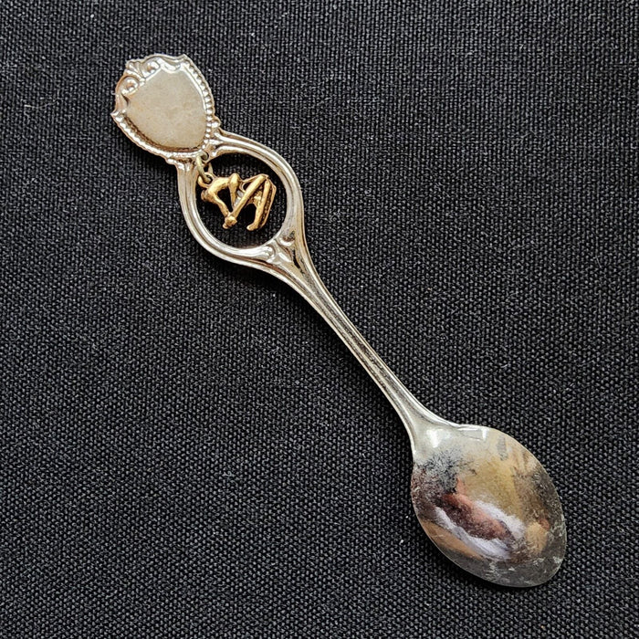 Winter Park Collectible Souvenir Spoon 4.5" (11cm) with Down Hill Skier Dangler
