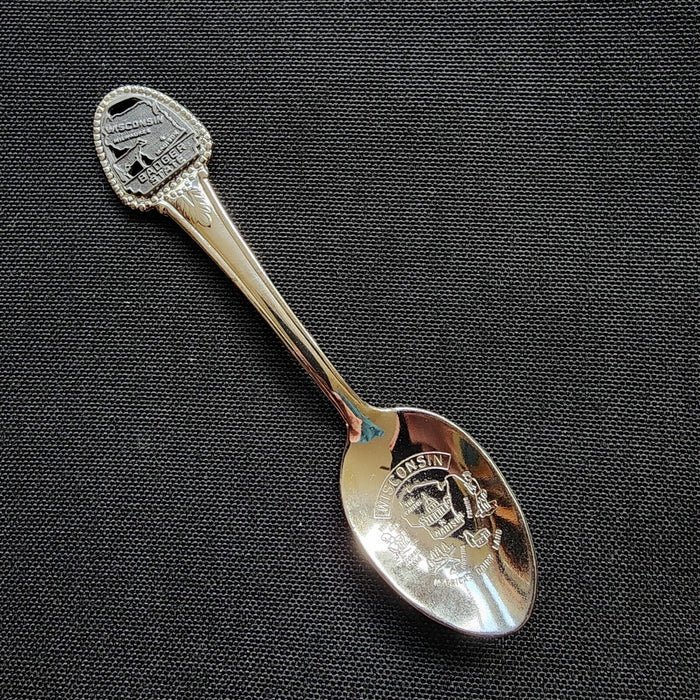 Wisconsin Badger State Collector Souvenir Spoon 4.5" (11cm)