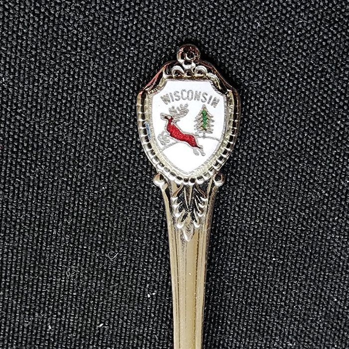 Wisconsin State Collector Souvenir Spoon 4in (10cm)