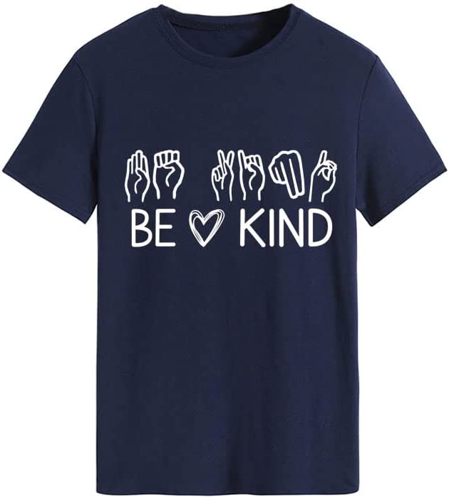 Women Be Kind Sign Language T-Shirt
