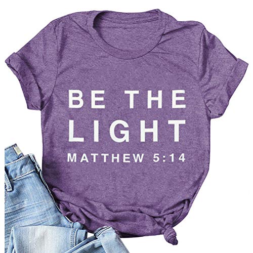 Women Be The Light Matthew 5:14 T-Shirt
