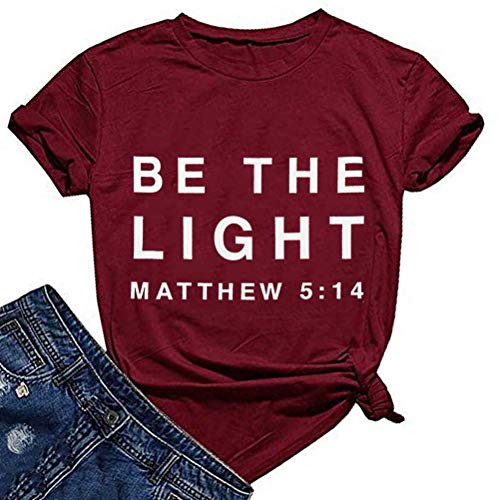 Women Be The Light Matthew 5:14 T-Shirt
