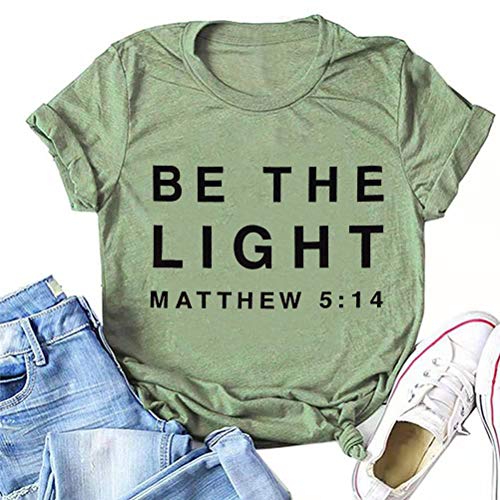 Women Be The Light Matthew 5:14 T-Shirt