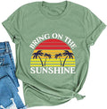 Women Bring On The Sunshine T-Shirt Women Graphic T-Shirt Women Top