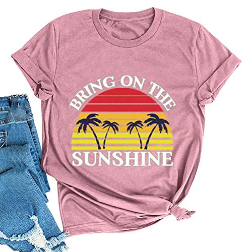Women Bring On The Sunshine T-Shirt Women Graphic T-Shirt Women Top