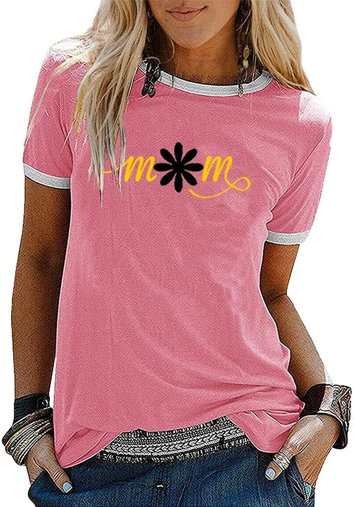 Women Daisy Mom T-Shirt