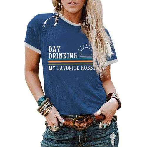 Women Day Drinking My Favorite Hobby T-Shirt