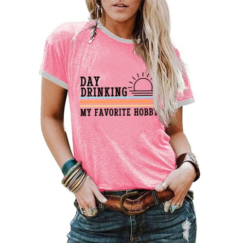 Women Day Drinking My Favorite Hobby T-Shirt