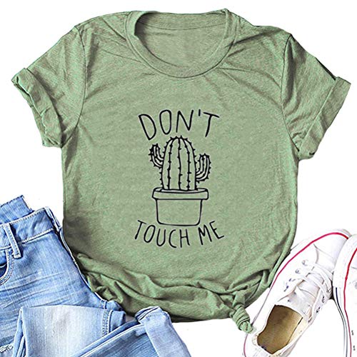 Women Don't Touch Me T-Shirt Cactus Shirt