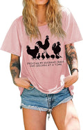 Women Driving My Husband Crazy One Chicken at A Time T-Shirt